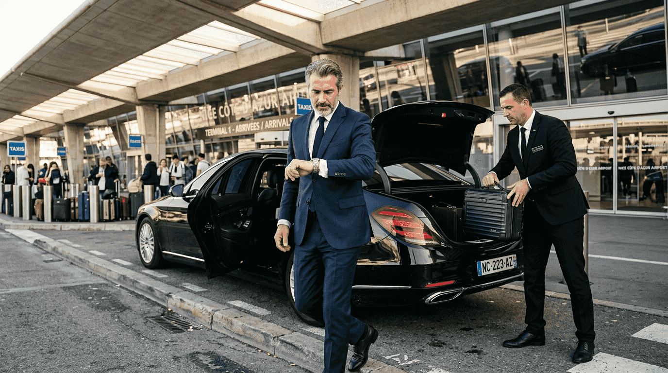 Antibes to Nice Airport: Best way to travel for business