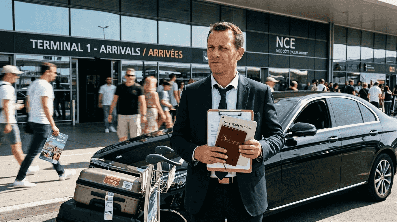 Step by step chauffeur booking guide Nice Côte d'Azur 2026