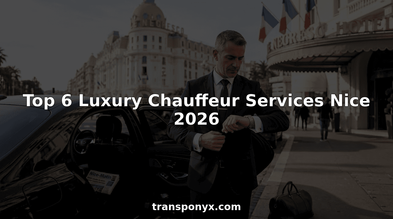 Top 6 Luxury Chauffeur Services Nice 2026