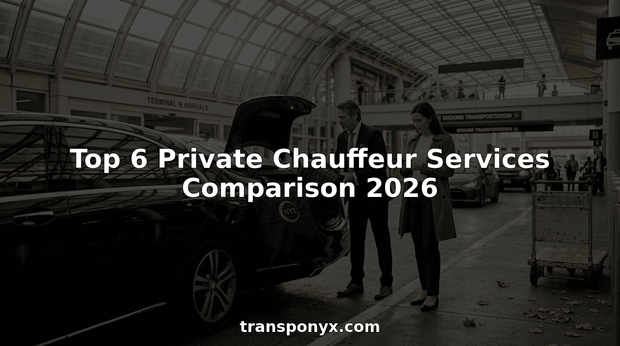 Top 6 Private Chauffeur Services Comparison 2026
