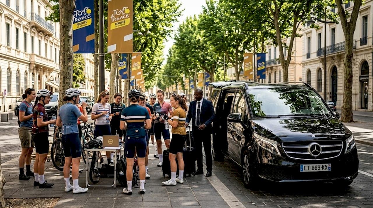 Benefits of private transportation for Tour de France Femmes Nice