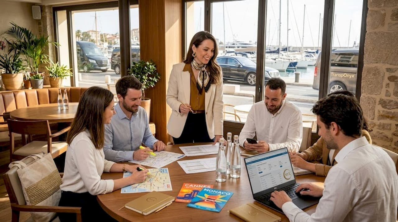 Group travel logistics for the Bravade de Saint-Tropez