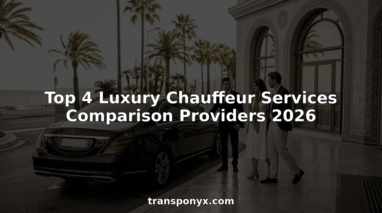 Top 4 Luxury Chauffeur Services Comparison Providers 2026
