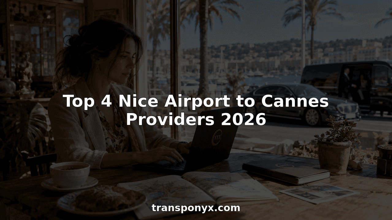 Top 4 Nice Airport to Cannes Providers 2026