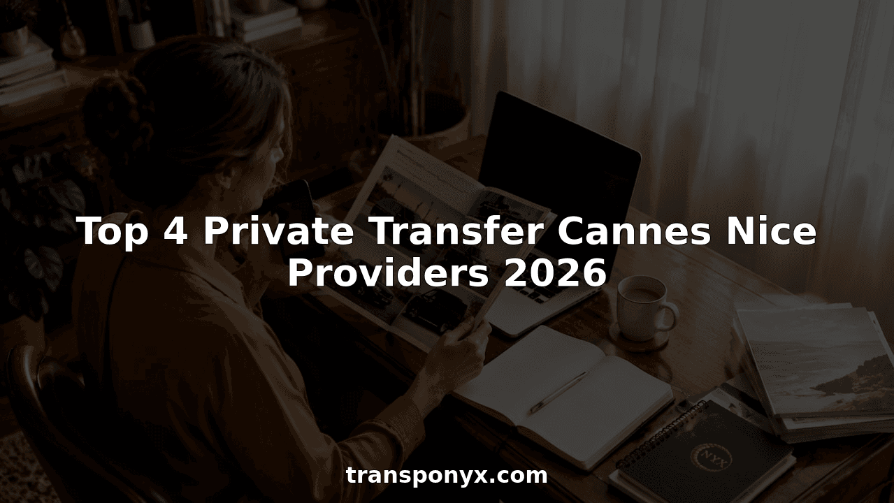 Top 4 Private Transfer Cannes Nice Providers 2026