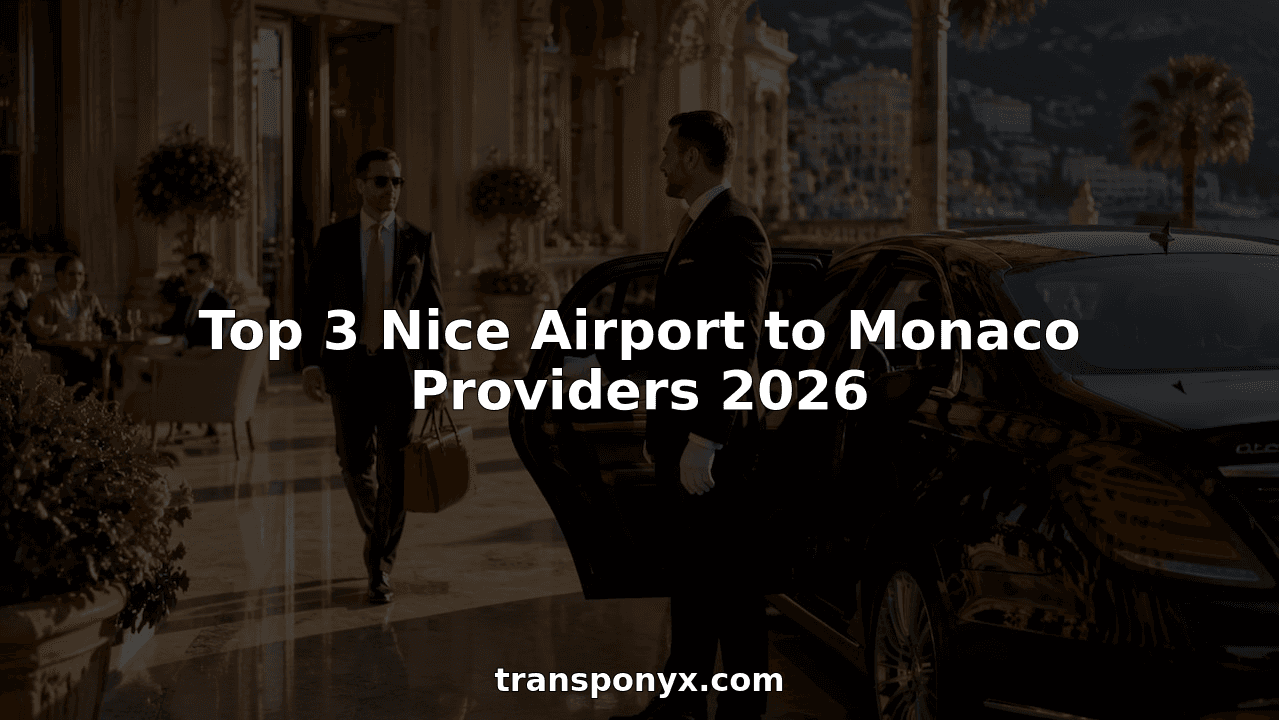 Top 3 Nice Airport to Monaco Providers 2026