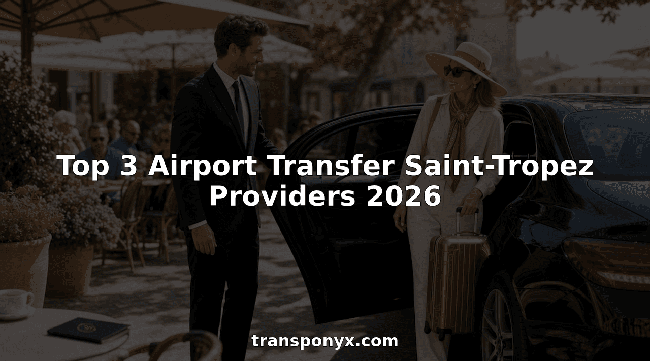 Top 3 Airport Transfer Saint-Tropez Providers 2026