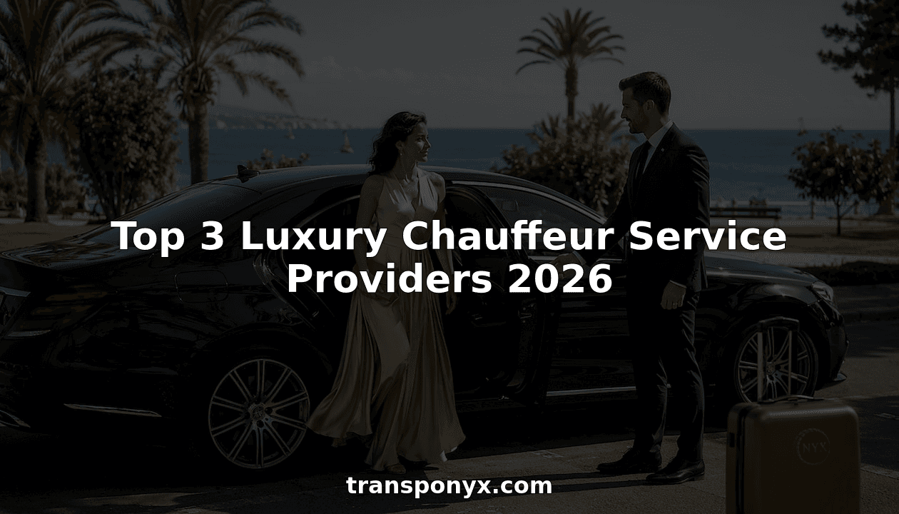 Top 3 Luxury Chauffeur Service Providers 2026